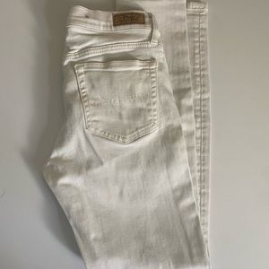 Ralph Lauren White Skinny Denim